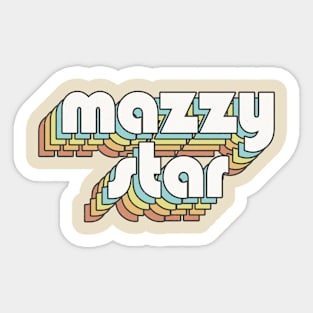 Retro Mazzy Star Sticker